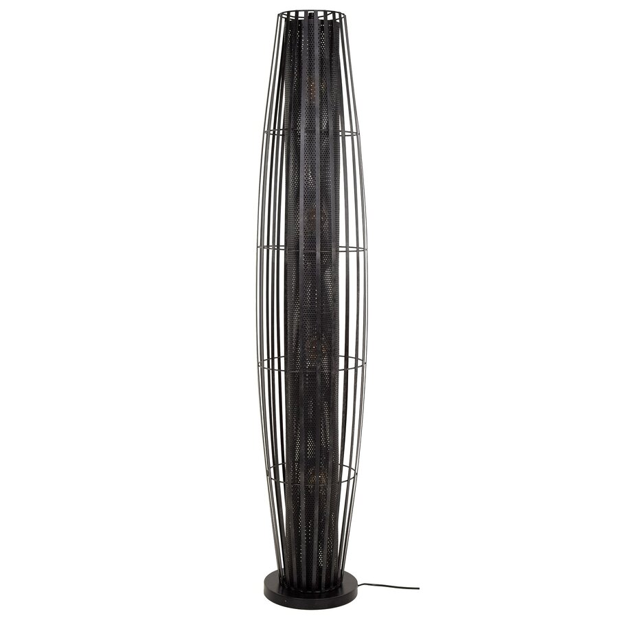 Eda Houtskool Zwart Vloerlamp 4L Eda Houtskool Zwart Vloerlamp 4L