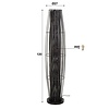 Eda Houtskool Zwart Vloerlamp 3L