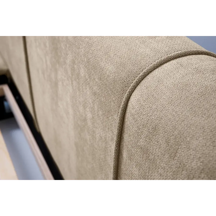 Tulla 180 x 200 cm Gestoffeerd Bed Beige Tulla 180 x 200 cm Gestoffeerd Bed Beige
