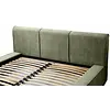 Tulla 160 x 200 cm Gestoffeerd Bed Olijfgroen Tulla 160 x 200 cm Gestoffeerd Bed Olijfgroen
