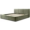 Tulla 160 x 200 cm Gestoffeerd Bed Olijfgroen Tulla 160 x 200 cm Gestoffeerd Bed Olijfgroen