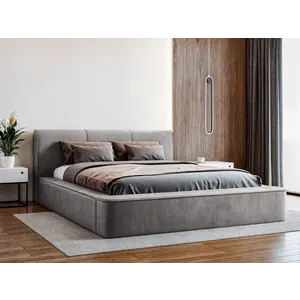 Trae Mobler Tulla 140 x 200 cm Gestoffeerd Bed Grijs