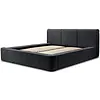 Tulla 140 x 200 cm Gestoffeerd Bed Zwart