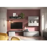 Benvenuto Design Infinity 2.0 Piombo / Gesso TV Meubel Set 72 Benvenuto Design Infinity 2.0 Piombo / Gesso TV Meubel Set 72