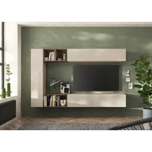 Benvenuto Design Infinity 2.0 Cashmere / Mercure Eiken TV Meubel Set 76