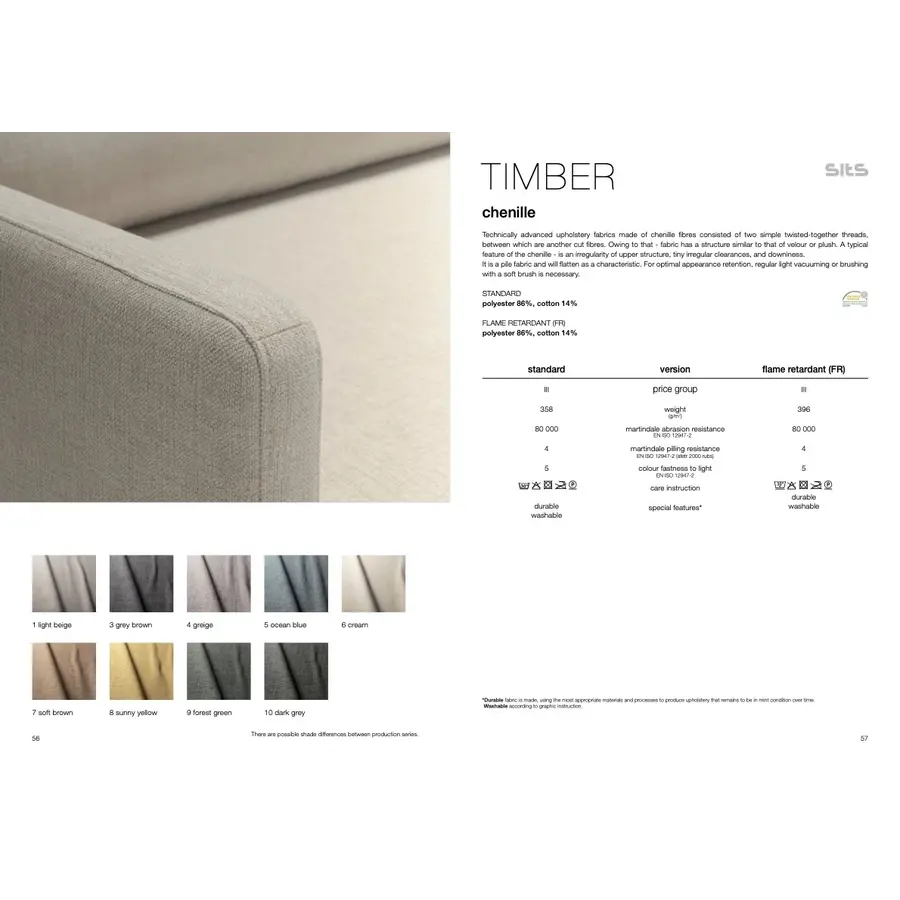 Emily Chaise Longue 122 x 188 cm Links/Rechts Emily Chaise Longue 122 x 188 cm Links/Rechts