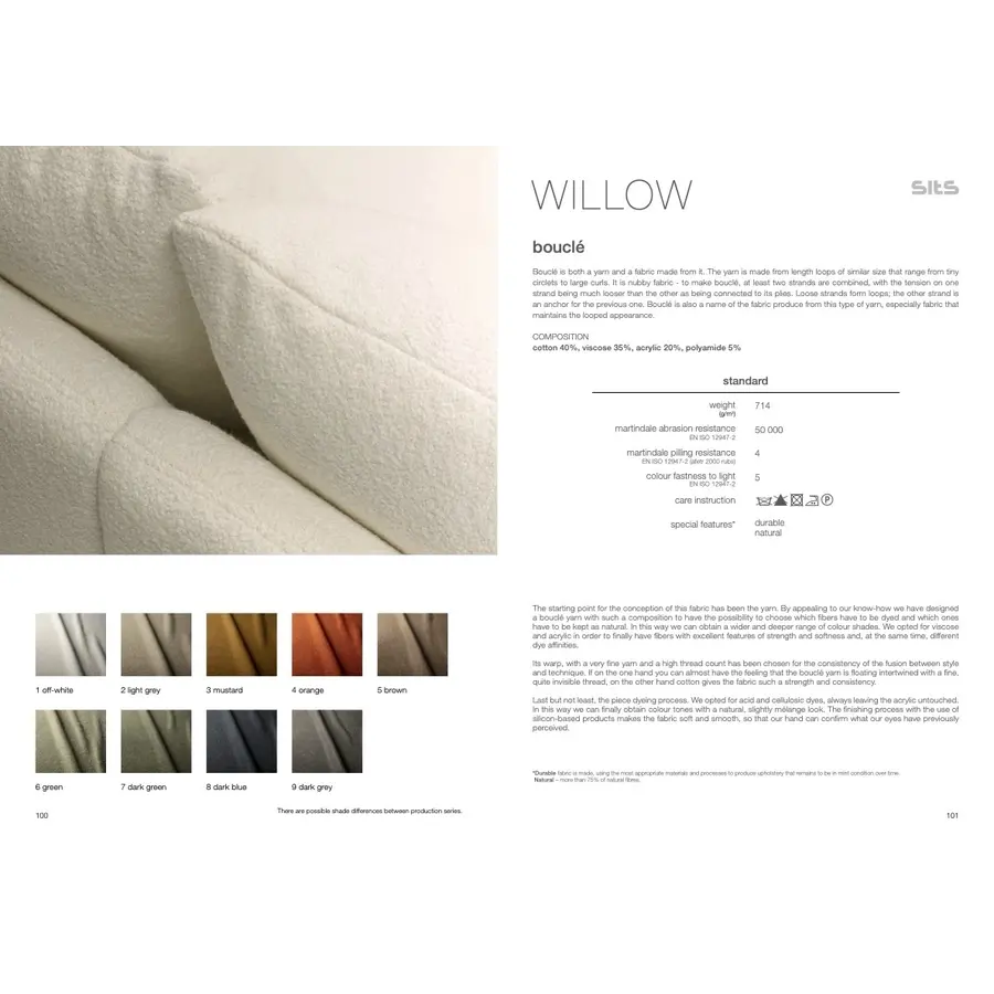 Emily Chaise Longue 122 x 188 cm Links/Rechts Emily Chaise Longue 122 x 188 cm Links/Rechts