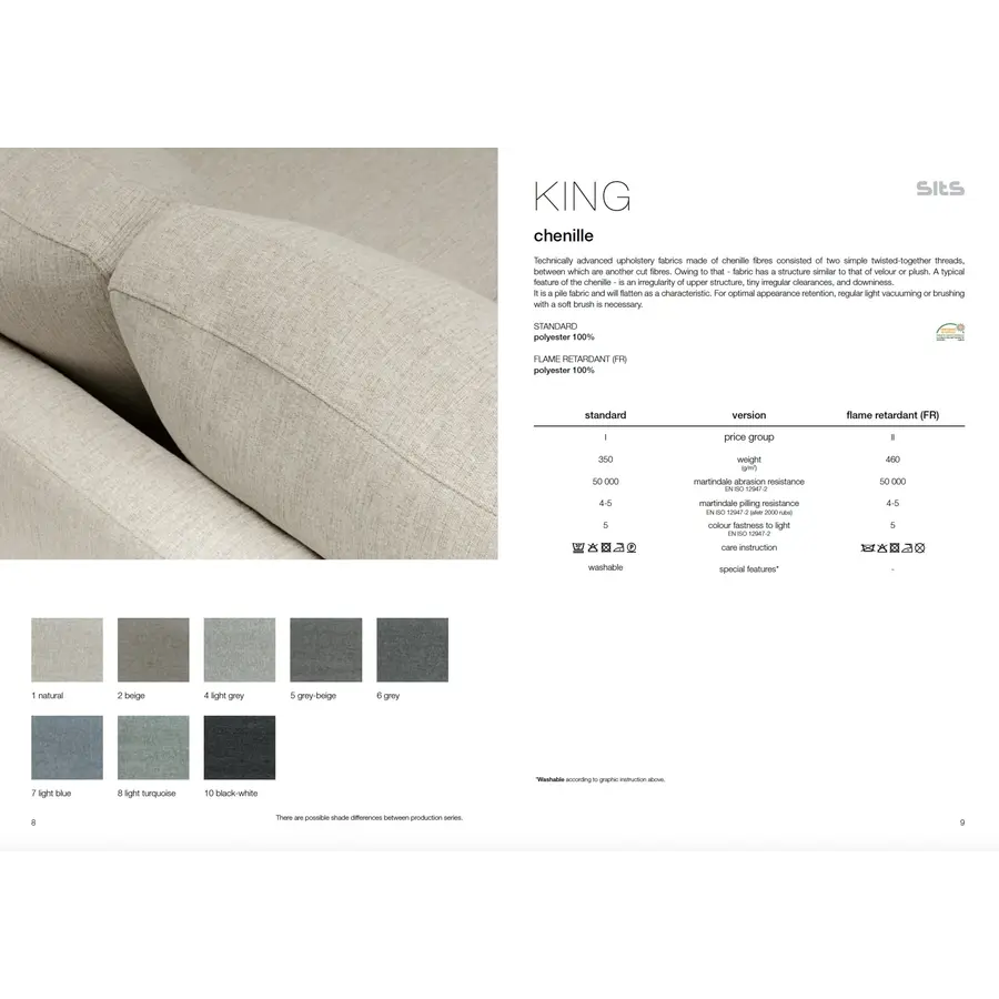 Emily Chaise Longue 122 x 188 cm Links/Rechts Emily Chaise Longue 122 x 188 cm Links/Rechts