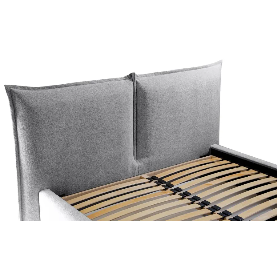Werona 180 x 200 cm Gestoffeerd Bed Grijs Werona 180 x 200 cm Gestoffeerd Bed Grijs