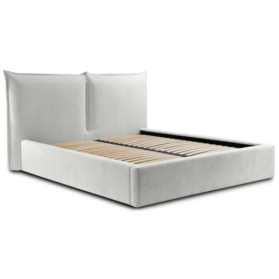 Werona 180 x 200 cm Gestoffeerd Bed Gebroken Wit