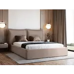 Trae Mobler Werona 140 x 200 cm Gestoffeerd Bed Taupe Trae Mobler Werona 140 x 200 cm Gestoffeerd Bed Taupe