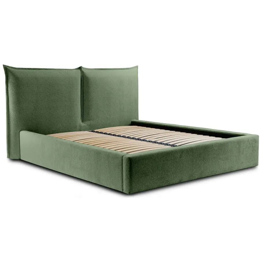 Werona 180 x 200 cm Gestoffeerd Bed Bosgroen Werona 180 x 200 cm Gestoffeerd Bed Bosgroen