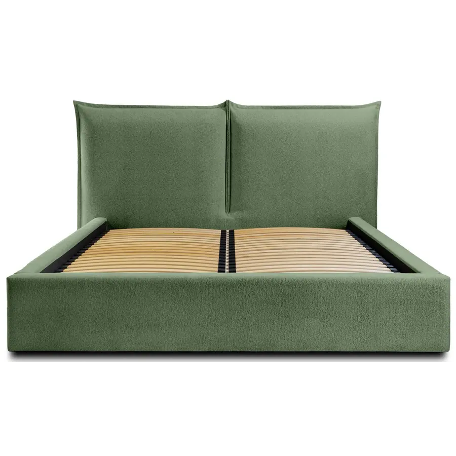 Werona 180 x 200 cm Gestoffeerd Bed Bosgroen Werona 180 x 200 cm Gestoffeerd Bed Bosgroen