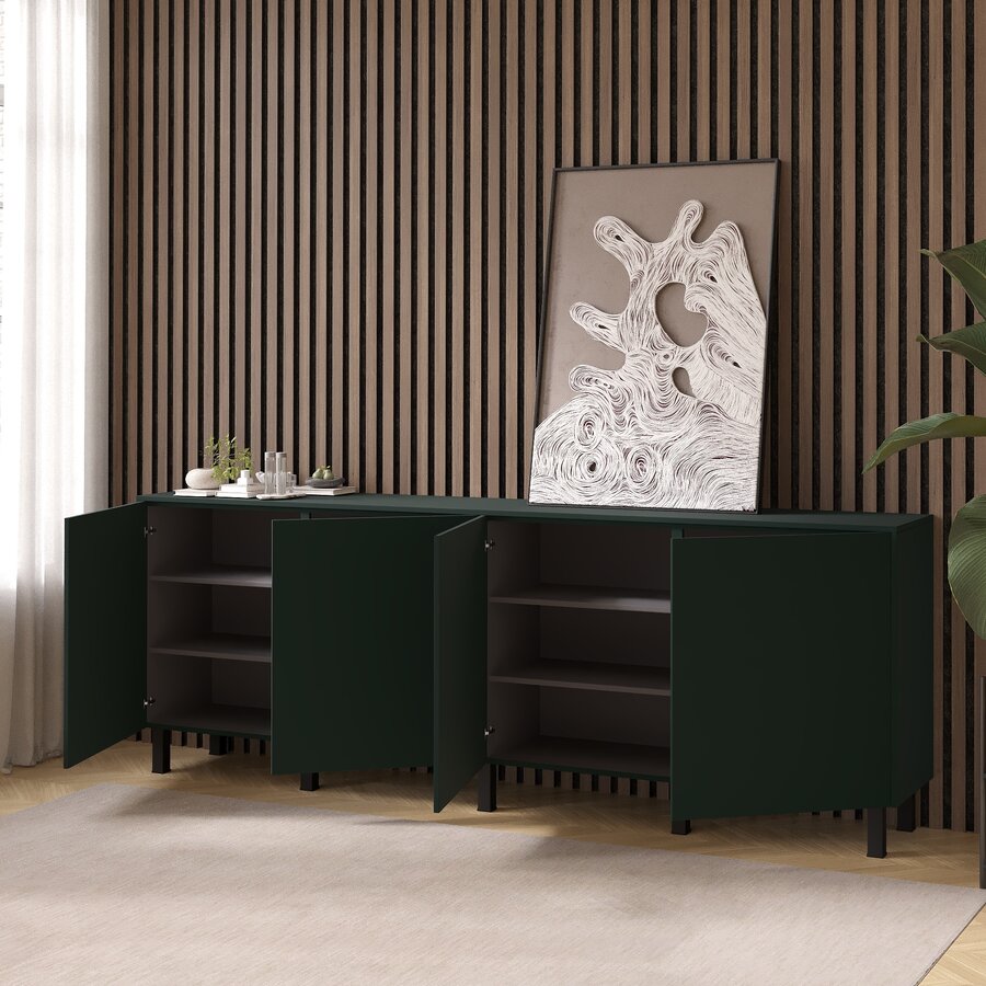 Soft Pro Ayaya 243 cm Dressoir Groen