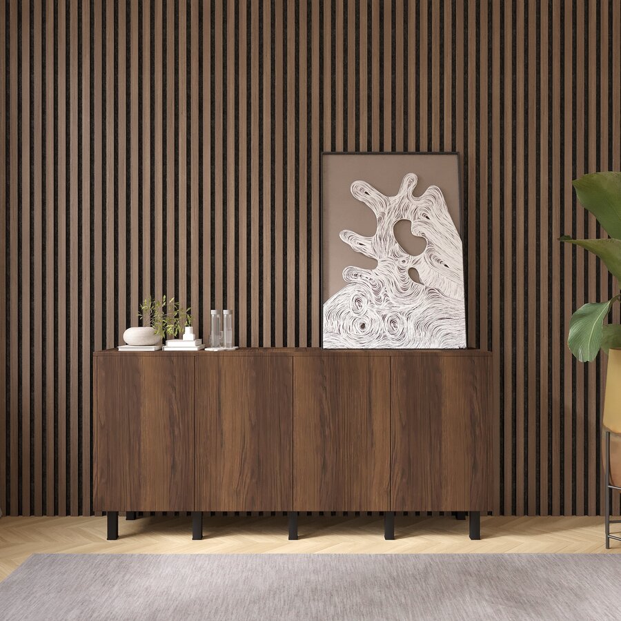 Trentino Ayaya 183 cm Dressoir Walnoot Trentino Ayaya 183 cm Dressoir Walnoot