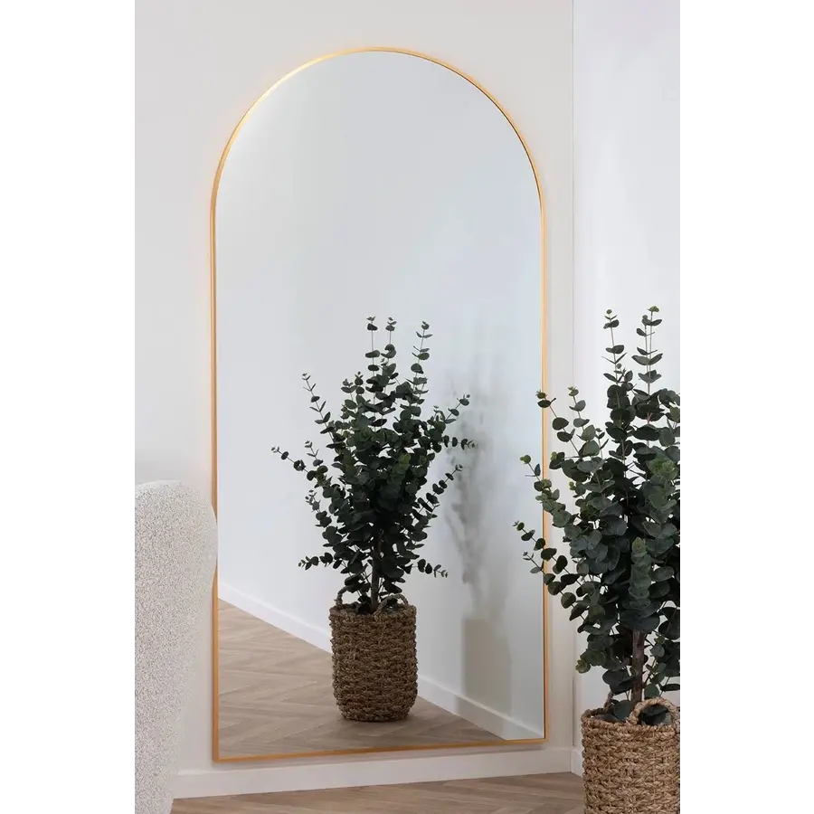 Madrid 90 x 180 cm Spiegel Goud Madrid 90 x 180 cm Spiegel Goud