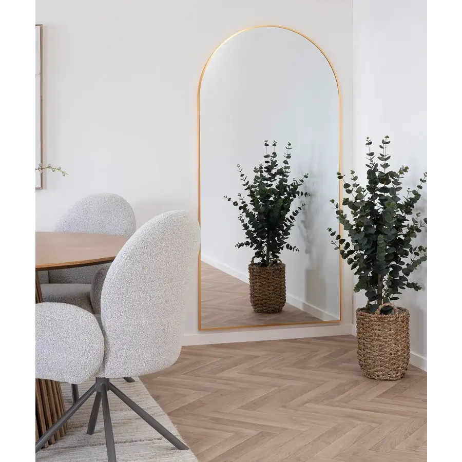Madrid 90 x 180 cm Spiegel Goud Madrid 90 x 180 cm Spiegel Goud