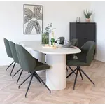 House Nordic Maranola 200 cm Eettafel Lichtgrijs Organisch House Nordic Maranola 200 cm Eettafel Lichtgrijs Organisch