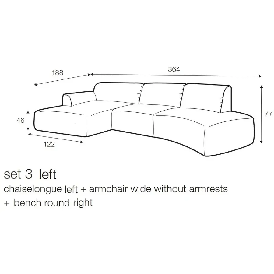 Emily Set 3 Rechts / Links Emily Set 3 Rechts / Links