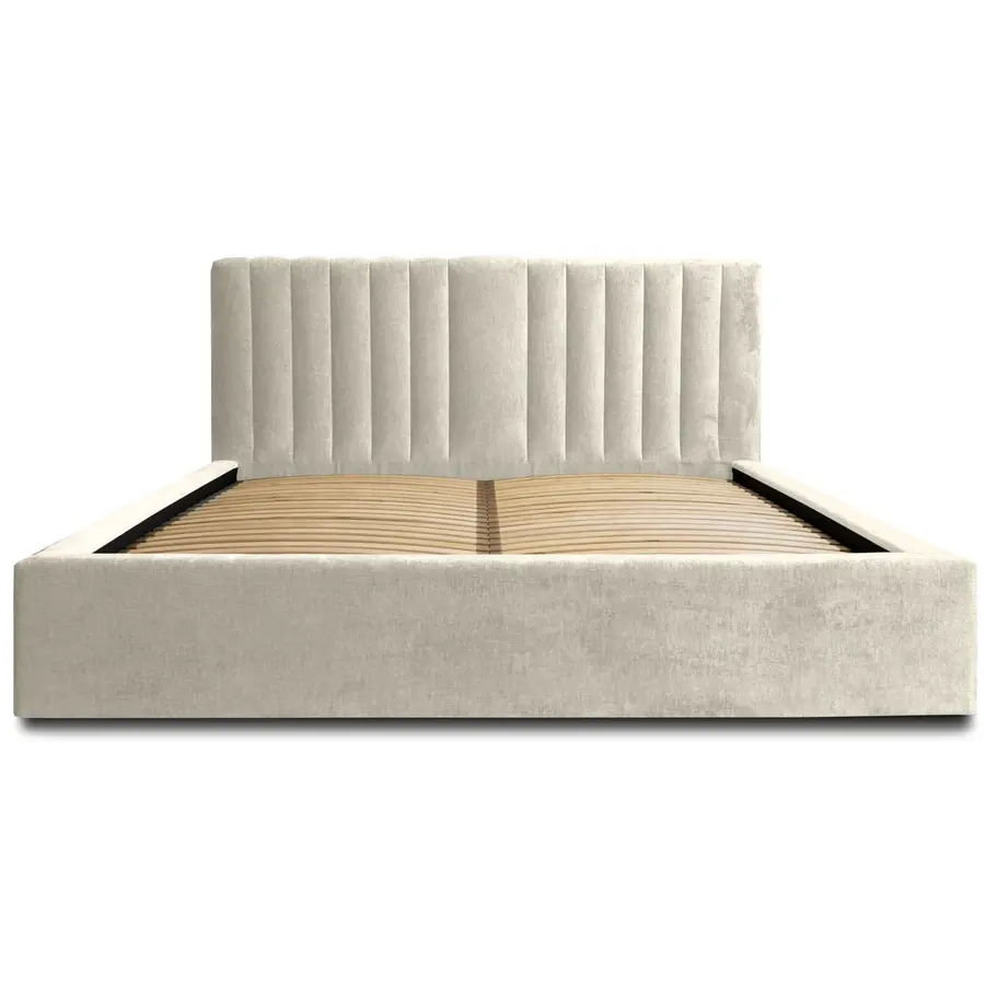 Vegas VI 140 x 200 cm Gestoffeerd Bed Creme