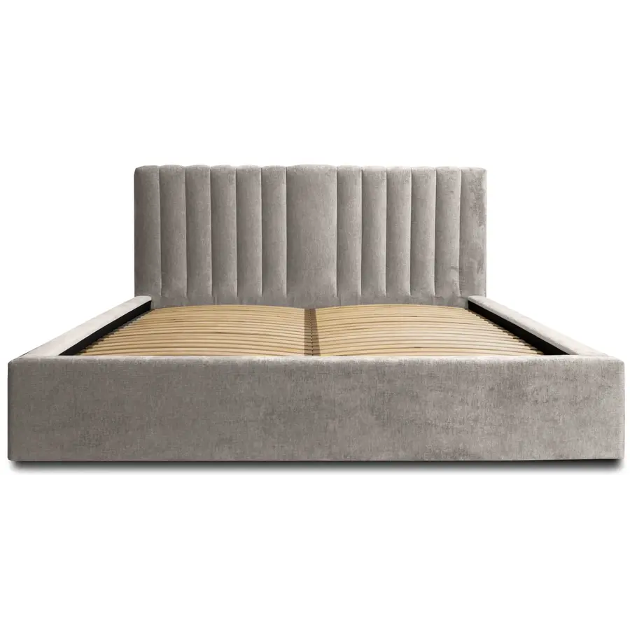 Vegas VI 180 x 200 cm Gestoffeerd Bed Grijs