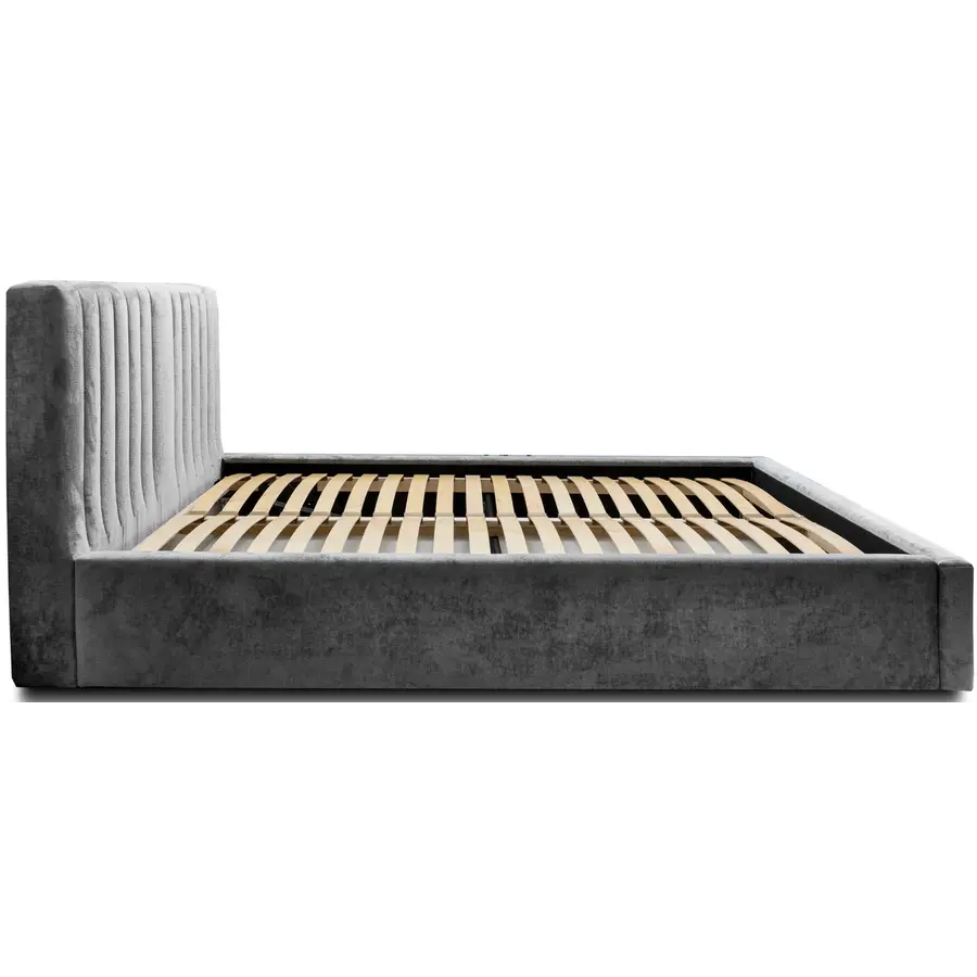 Vegas VI 180 x 200 cm Gestoffeerd Bed Donkergrijs Vegas VI 180 x 200 cm Gestoffeerd Bed Donkergrijs