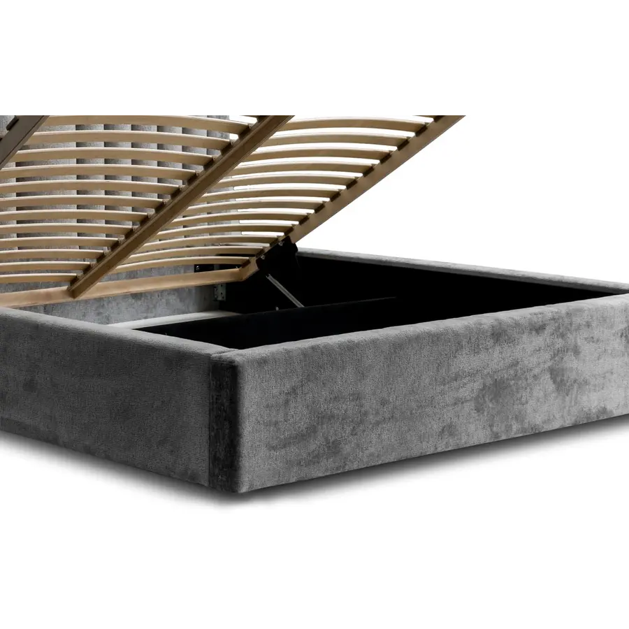 Vegas VI 180 x 200 cm Gestoffeerd Bed Donkergrijs Vegas VI 180 x 200 cm Gestoffeerd Bed Donkergrijs