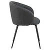 Nora Eetkamerstoel met Armleuning Donkergrijs Nora Eetkamerstoel met Armleuning Donkergrijs