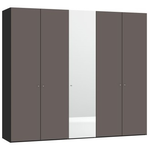 Jutzler Toffee Glas/Spiegel Draaideurkast 5 deuren Jutzler Toffee Glas/Spiegel Draaideurkast 5 deuren