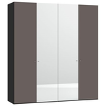 Jutzler Toffee Glas/Spiegel Draaideurkast 4 deuren Jutzler Toffee Glas/Spiegel Draaideurkast 4 deuren