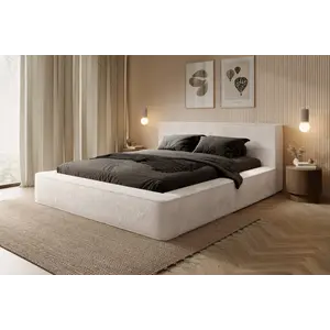 Trae Mobler Ajsza 180 x 200 cm Gestoffeerd Bed Creme