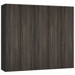 Jutzler Groevenstructuur Donker Draaideurkast 5 deuren