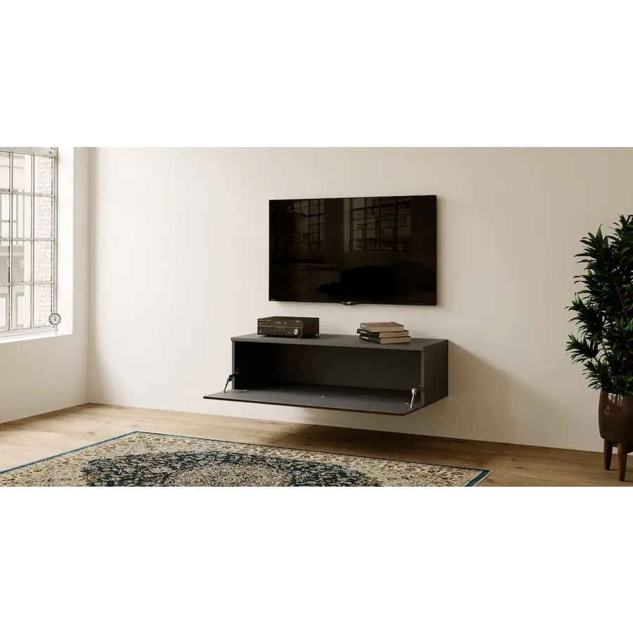 Levana Grafiet 120 cm TV Wandmeubel Levana Grafiet 120 cm TV Wandmeubel