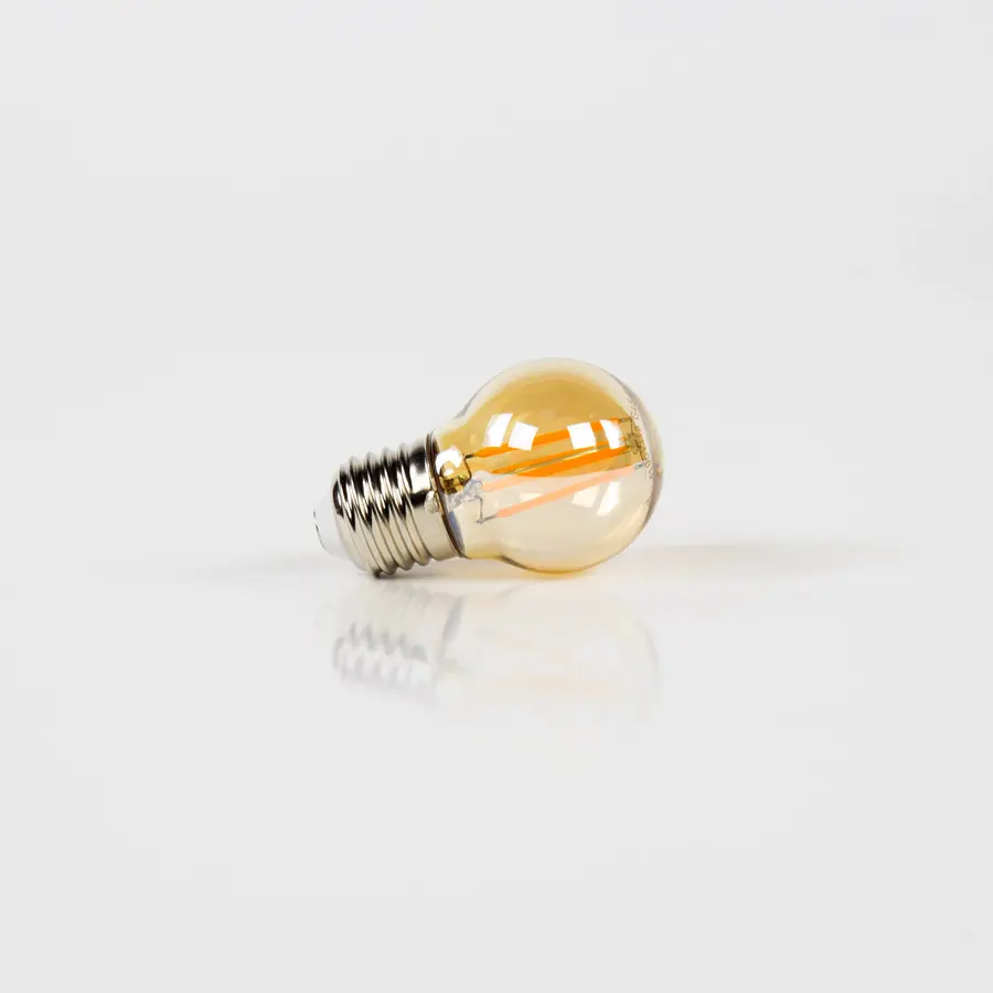 11x Lichtbron LED filament bol ø4,5