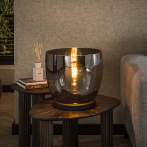 Davidi Design Up Glazen Vloerlamp Gerookt Grijs  XL