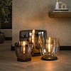 Up Glazen Vloerlamp Gerookt Grijs  XXL