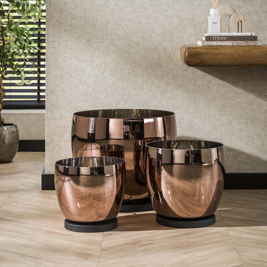 Up Glazen Vloerlamp Koper XXL Up Glazen Vloerlamp Koper XXL