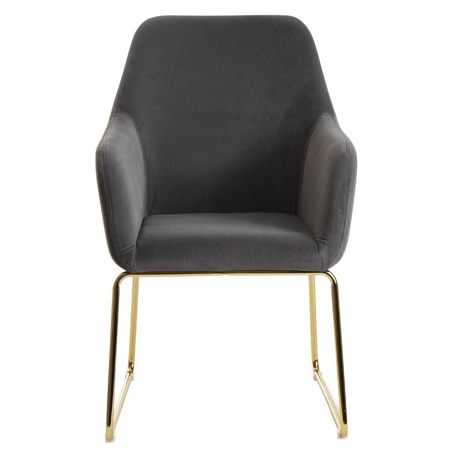 Alan Eetkamerstoel Velvet Donkergrijs Alan Eetkamerstoel Velvet Donkergrijs