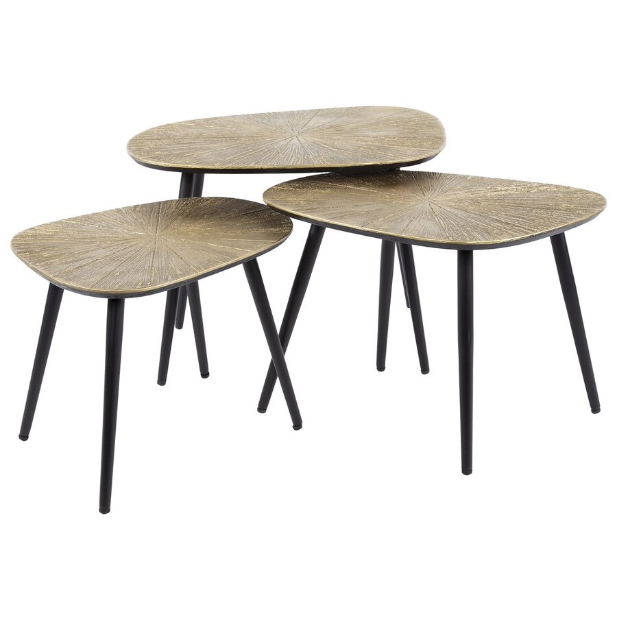 Ray Metal Salontafel Set Vierhoekig