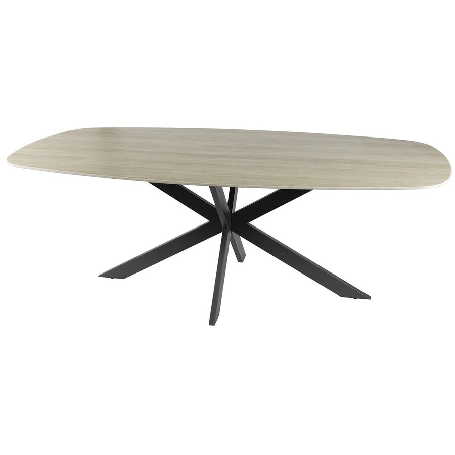 Romano Deens Ovaal Eettafel Travertin 215 cm Romano Deens Ovaal Eettafel Travertin 215 cm