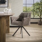Davidi Design Raster Taupe Draaistoel Davidi Design Raster Taupe Draaistoel
