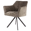 Raster Taupe Draaistoel