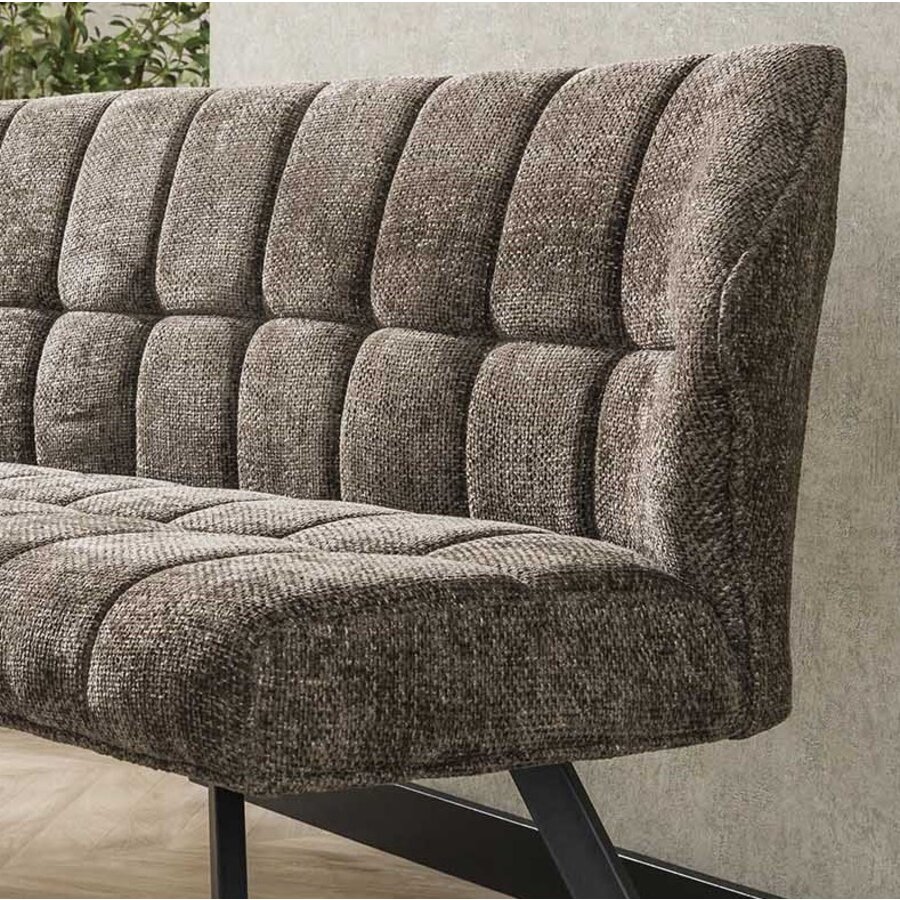 Raster Taupe Eetkamerbank 180 cm Raster Taupe Eetkamerbank 180 cm