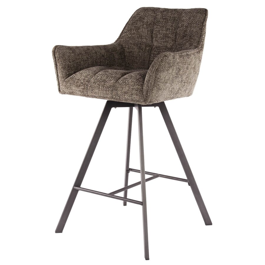 Raster Draaibare Barstoel Taupe Raster Draaibare Barstoel Taupe