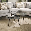 Fossil Keramiek Salontafel Set Organisch