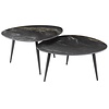 Fossil Keramiek Salontafel Set Organisch