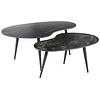 Fossil Keramiek Salontafel Set Niervormig
