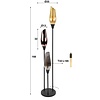 Cocoon Mix Glazen Vloerlamp Large