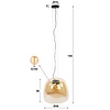 Drift Glazen Hanglamp XL Amber