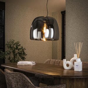 Davidi Design Drift Glazen Hanglamp XL Gerookt Grijs
